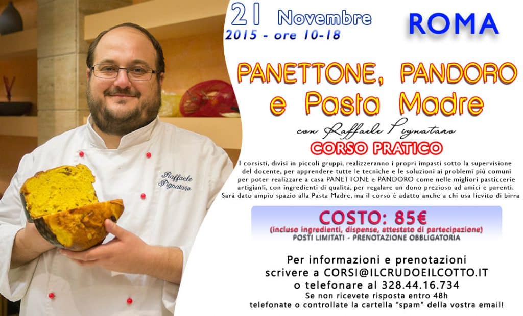 roma – 21 novembre 2015 – panettone, pandoro e pasta madre